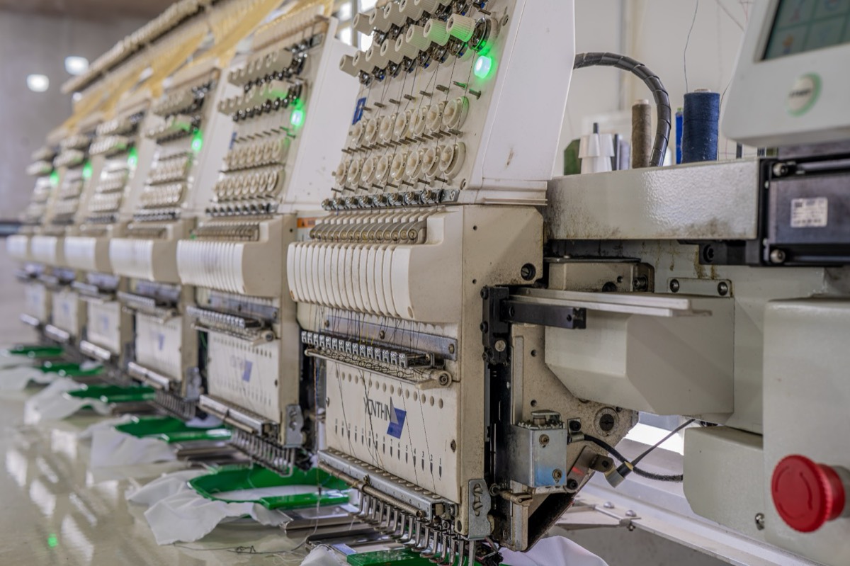 Custom apparel production